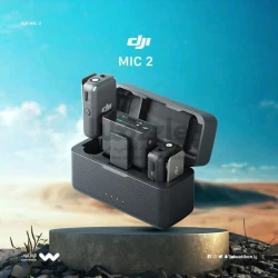 نظام ميكروفون لاسلكي 🎙DJI Mic 2  تتميز بجهاز الإرسال تسجيلًا واضحًا على المستوى الاحترافي للأغاني